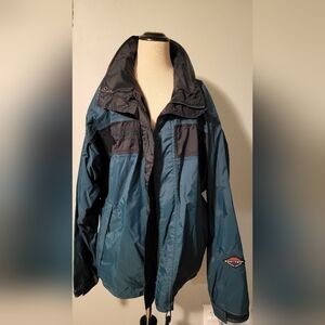 Columbia Men's Teal and Charcoal Performance Jacket